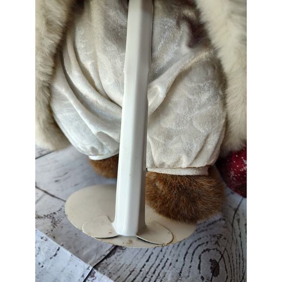 Christmas Bear Plush With Stand 2003 common weather Books Are Fun Holiday Gift - Picture 8 of 10